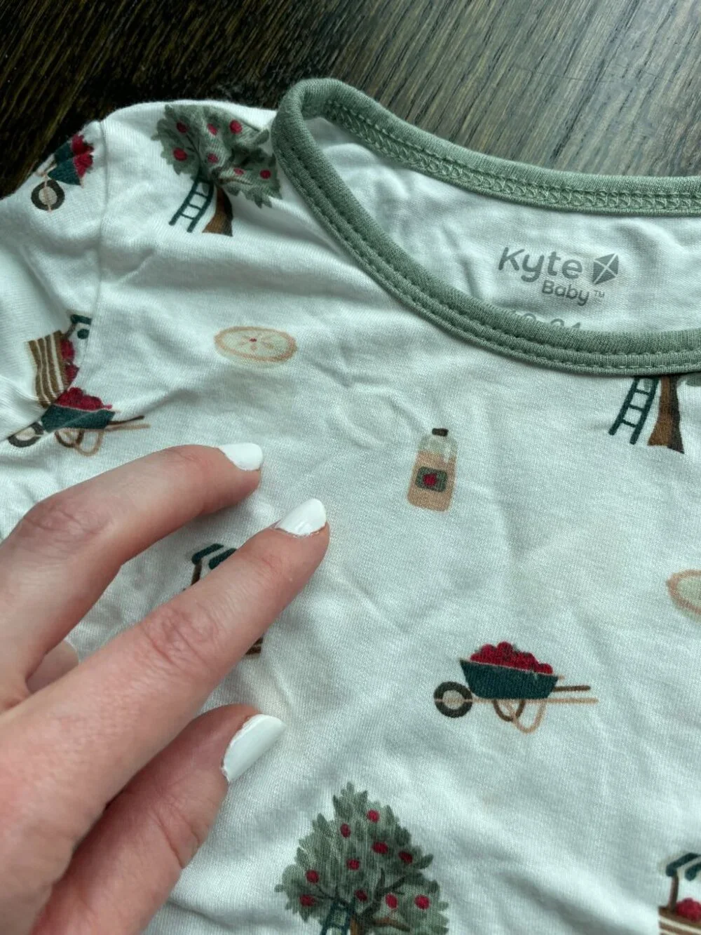 Kyte BABY Apple Orchard 18-24months two-piece pajama print